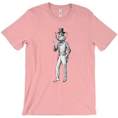 Anthropomorphic Tea Pot Head Unisex T-Shirt