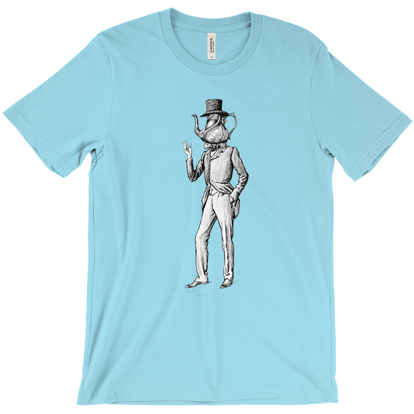 Anthropomorphic Tea Pot Head Unisex T-Shirt