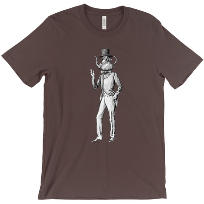 Anthropomorphic Tea Pot Head Unisex T-Shirt