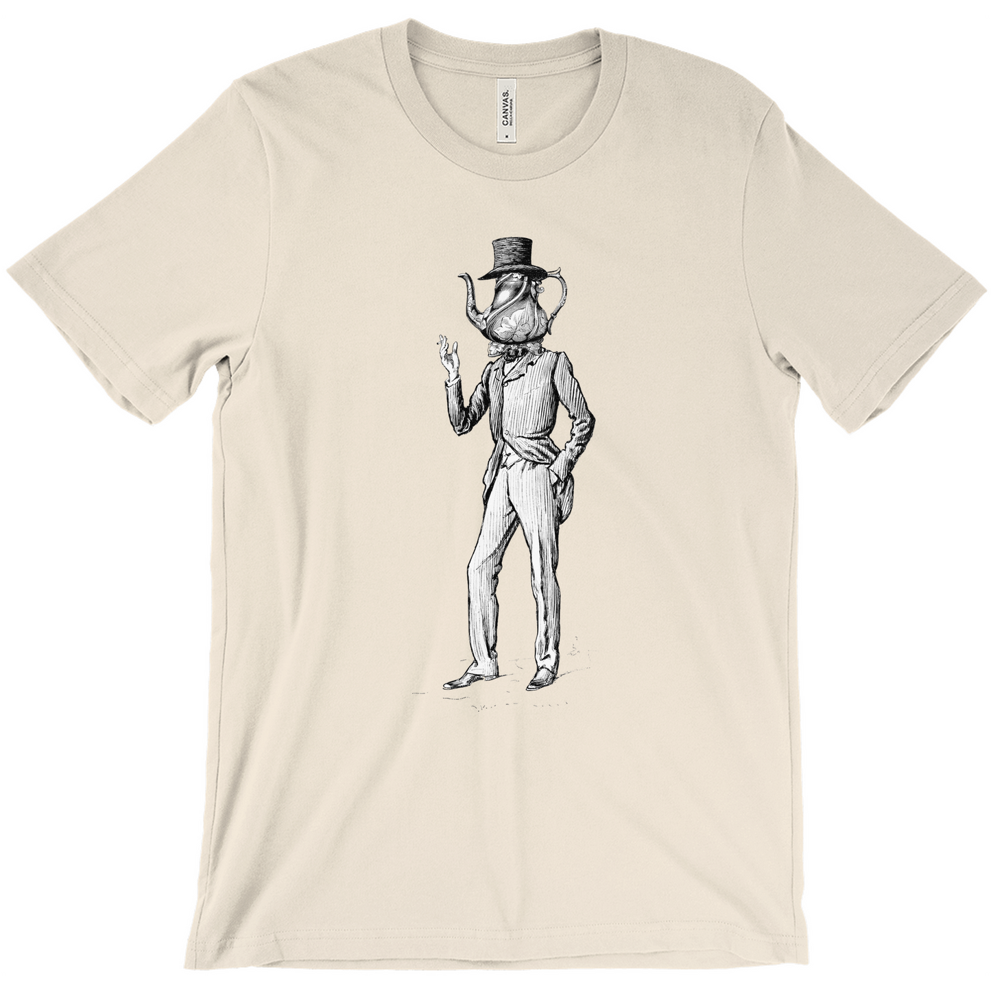 Anthropomorphic Tea Pot Head Unisex T-Shirt