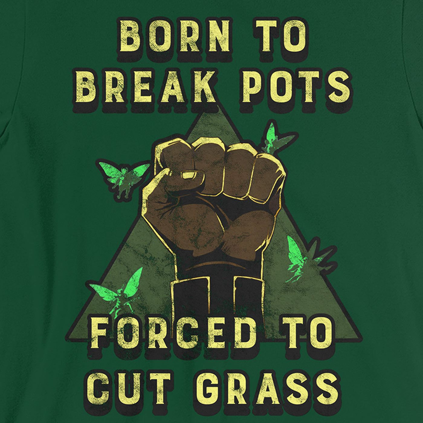 Born to Break Pots, Forced to Cut Grass Zelda inspired Meme T-Shirt Art