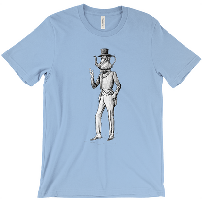 Anthropomorphic Tea Pot Head Unisex T-Shirt