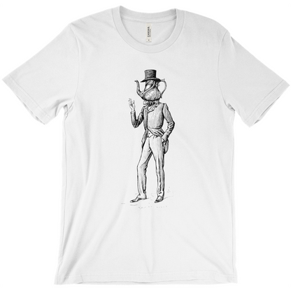 Anthropomorphic Tea Pot Head Unisex T-Shirt