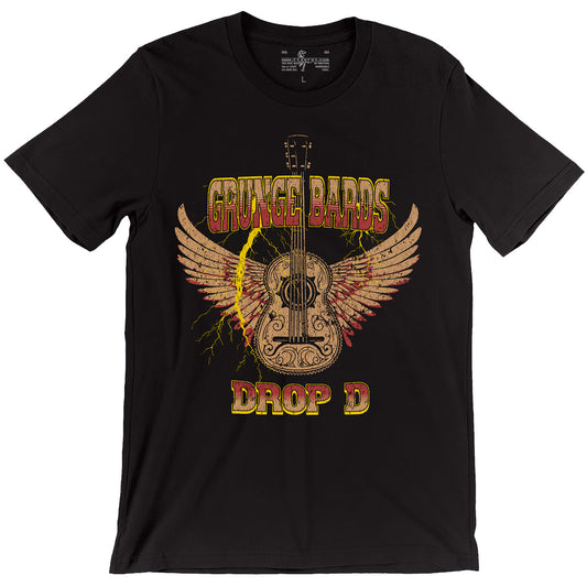 Grunge Bards Drop D Unisex T-shirt