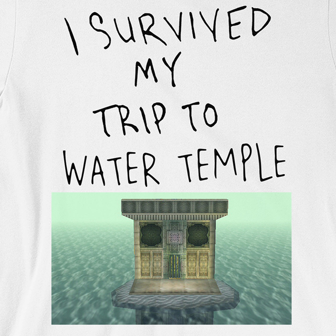 I Survived My Trip to Water Temple meme T-shirt Art