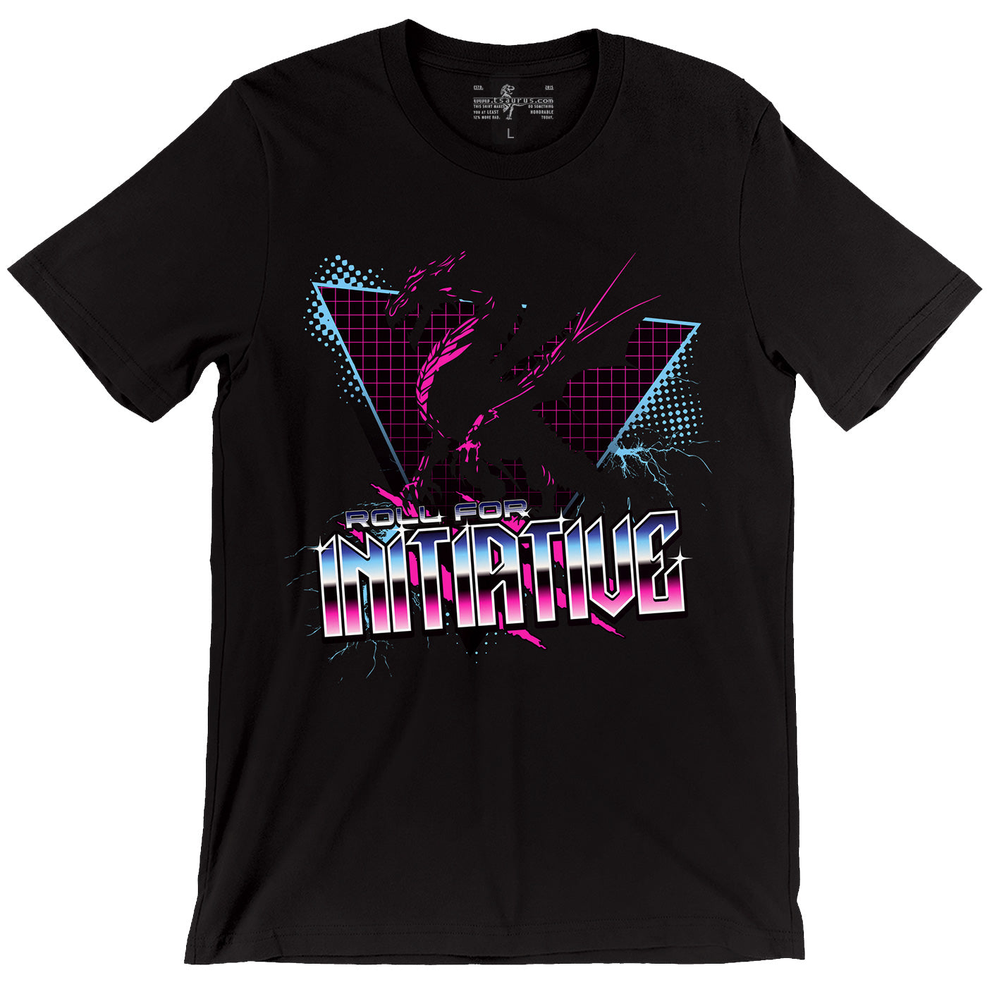 Neon Dragon Roll for Initiative Unisex T-shirt