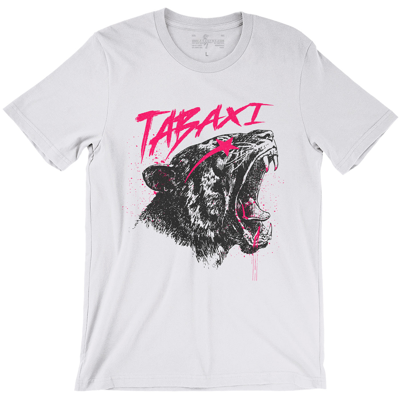 Savage Catfolk Neon Pink Unisex T-shirt